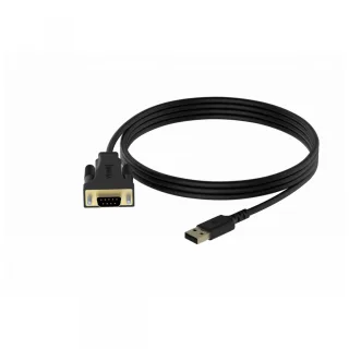 USB to Serial RS232 adaptor - works with mac and windows - installed as standard com port - 480 mbps - voltage to 5v - supports all data signals - USB A 2.0 (m) to 9-pin d-sub (m) - driver on USB adaptor - black