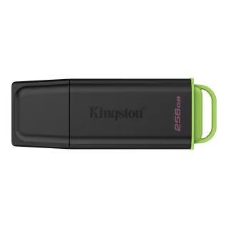 Kingston DataTraveler Exodia DTXG2/256GB USB Flash Drive, 256GB, USB 3.2 Gen 1, Green / Black, Snap-on Cap Design