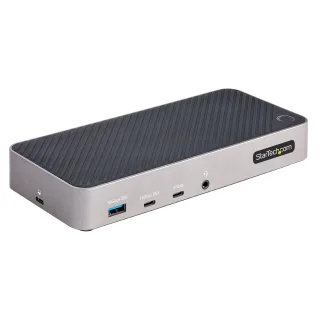 Startech USB-C Triple Monitor Docking Station - HDMI/DP Triple 4k USB-C Dock - 5x USB Hub - GbE - 100W PD - Universal Multi Monitor Docking Station - Thunderbolt 3/4 Compatible (116U-USBC-DOCK) - Docking station - USB-C 3.2 Gen 2 - 2 x HDMI, 2 x DP - 1GbE - 100 Watt - United Kingdom