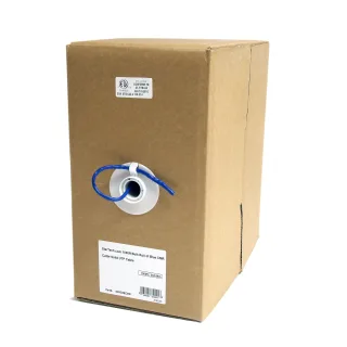 Startech 1000ft CAT5e Ethernet Cable - Blue - Bulk Roll - Solid UTP Cable - CMR Rated - Box of CAT5e Network Wire Cable (WIRC5ECMR) - Bulk cable - 305 m - UTP - CAT 5e - solid - blue - for P/N: POEEXT2GAT, ST1000SPEXI, ST5GPEXNB, USB2001EXT2P, USB2001EXT2PNA, USB2001EXTV