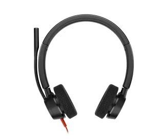 HP Poly Blackwire 3325 - Blackwire 3300 series - headset - on-ear - wired - 3.5 mm jack, USB-C - black - UC certified