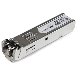 Startech MSA Uncoded Compatible SFP Module, 1000BASE-SX, 1GbE Multi Mode (MMF) Fiber Optic Transceiver, 1GE Gigabit Ethernet SFP, LC Connector, 550m, 850nm, DDM, 1Gbps Mini GBIC Module - Lifetime Warranty (SFPSXMM)