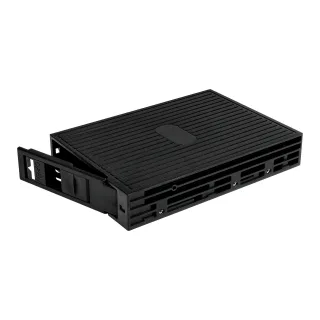 Startech 2.5in SATA/SAS SSD/HDD to 3.5in SATA Hard Drive Converter - Storage bay adapter - 3.5" to 2.5" - black - 25SATSAS35 - Storage bay adapter - 3.5" to 2.5" - black