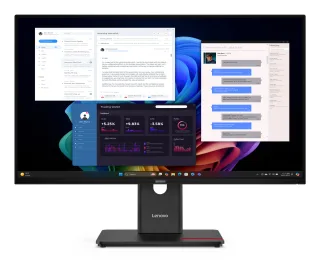 Lenovo ThinkVision T27UD-40 - LED monitor - 27" - 3840 x 2160 4K @ 60 Hz - IPS - 350 cd/m² - 1500:1 - HDR10 - 4 ms - HDMI, DisplayPort, USB-C - eclipse black