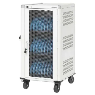 Manhattan 181433 Charging Cabinet X30 AC Adapter-trolley Laptops to 15.6