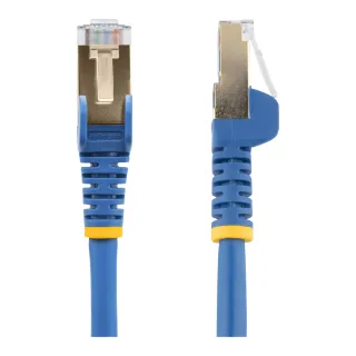Startech 3m CAT6A Ethernet Cable, 10 Gigabit Shielded Snagless RJ45 100W PoE Patch Cord, CAT 6A 10GbE STP Network Cable w/Strain Relief, Blue, UL Certified Wiring/TIA - Category 6A - 26AWG (6ASPAT3MBL)