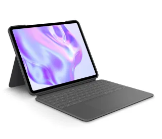 Logitech Combo Touch - Keyboard and folio case - with trackpad - backlit - Apple Smart connector - QWERTY - UK - graphite - for Apple 13-inch iPad Pro (M4)