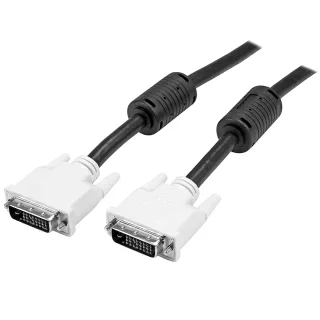 StarTech 2m DVI-D Dual Link Cable - Male to Male DVI-D Digital Video Monitor Cable - 25 pin DVI-D Cable M/M Black 2 Meter - 2560x1600 (DVIDDMM2M)