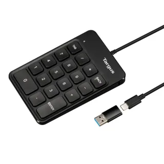 Targus EcoSmart - Keypad - USB-C, USB - black