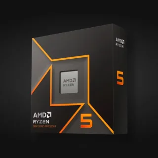 AMD Ryzen 5 9600X 6 Core AM5 Processor, 12 Threads, 3.9GHz up to 5.4GHz Boost, 38MB Cache, 65W, No Fan, Radeon Graphics