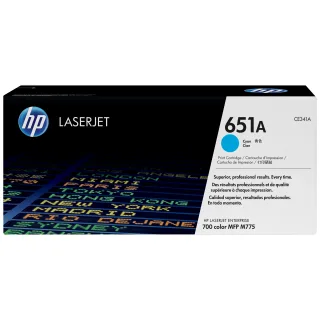 HP 651A - CE341A - 1 x Cyan - Toner cartridge