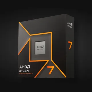 AMD Ryzen 7 9700X with Radeon Graphics, 8 Core AM5 Processor, 16 Threads, 3.8GHz up to 5.5GHz Boost, 40MB Cache, 65W, No Fan, Radeon Graphic