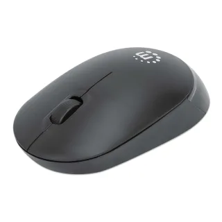 Manhattan 190145 Performance USB Wireless Mouse- 2.4GHZ Black USB-A 1000DPI