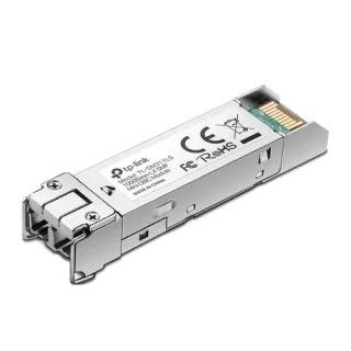 TP-Link TL-SM311LS - SFP (mini-GBIC) transceiver module - fibre optic - LC single-mode - up to 10 km - 1310 nm - for P/N: TL-SG3452XP V1