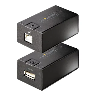 Startech USB 2.0 Extender over Cat5e/Cat6 Cable (RJ45), 492ft/150m USB Over Ethernet Extender/Adapter Kit - Externally Powered USB Extender, USB to Ethernet Converter, 480 Mbps, Rugged Metal Housing (C15012-USB-EXTENDER) - USB extender - USB 2.0 - over CAT 5e/6 - up to 150 km - TAA Compliant