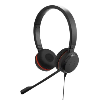 Jabra Evolve 20 MS stereo - Headset - on-ear - wired - USB-C, USB-A - noise isolating - Certified for Microsoft Teams