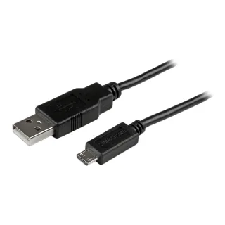 StarTech 1m Mobile Charge Sync USB to Slim Micro USB Cable M/M - USB cable - Micro-USB Type B (M) to USB (M) - USB 2.0 - 1 m - black