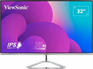 ViewSonic VX3276-MHD-3 - LED monitor - 32" (31.5" viewable) - 1920 x 1080 Full HD (1080p) @ 75 Hz - IPS - 250 cd/m² - 1200:1 - 4 ms - HDMI, VGA, DisplayPort - speakers