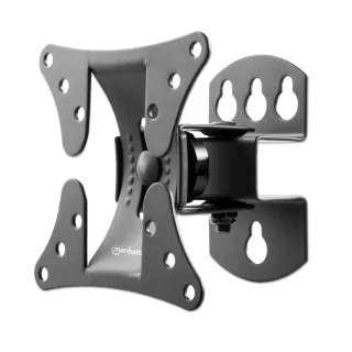 Manhattan 462662 Pivoting TV/Monitor Wall Mount- Tilt/Swiv 13-27" to 100X100MM