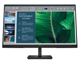 HP 324pf - Series 3 Pro - LED monitor - 24" (23.8" viewable) - 1920 x 1080 Full HD (1080p) @ 100 Hz - IPS - 250 cd/m² - 1000:1 - 5 ms - HDMI, VGA, DisplayPort - black