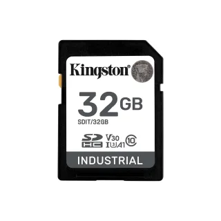 Kingston SDIT/32GB 32GB Sdhc Industrial C10 -40C to 85C Uhs-i U3 V30 A1 Pslc