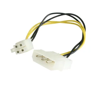 StarTech 6in LP4 to P4 Auxiliary Power Cable Adapter - LP4 to 4 pin ATX - Molex to P4 Adapter - LP4 to P4 (LP4P4ADAP)