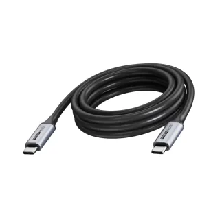 5 m USB C cable -USB 3.2 20 gbps - coaxial cable construction - maximum resolution 4k 60 hz - supports 3 a charging current - USB C 3.2 (m) to USB C 3.2 (m) - outer diameter 4.5 mm - 22+30 awg - white
