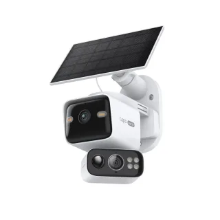 Tapo TC93D KIT V1 - Solar-Powered Security Camera Kit - network surveillance camera - pan / tilt - weatherproof - colour (Day&Night) - 2304 x 1296 - 2K - audio - wireless - Wi-Fi - 2.4GHz radio, 5GHz radio - DC 5 V - with Tapo A201 solar panel