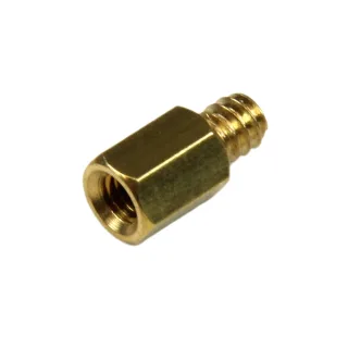 Startech Metal Jackscrew Standoffs #6-32 - Jackscrew standoff - 0.2 in (pack of 50) - SCREWNUTM - Jackscrew standoff - 0.4 cm (pack of 50)