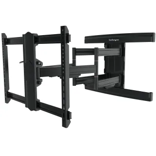 Startech TV Wall Mount supports up to 100 inch VESA Displays, Low Profile Full Motion TV Wall Mount for Large Displays, Heavy Duty Adjustable Tilt/Swivel Articulating Arm Bracket - Cable Management (FPWARTS2) - Bracket - full-motion adjustable arm - for TV - steel - screen size: up to 100" - wall-mountable