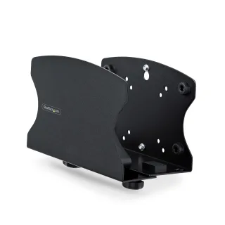Startech PC Wall Mount Bracket, For Desktop Computers Up To 40lb, Toolless Width Adjustment 1.9-7.8in (50-200mm), Heavy-Duty Steel, CPU Tower/Case Shelf/Holder, Includes Mounting Hardware and Spacers (2NS-CPU-WALL-MOUNT) - Desktop to wall/monitor mounting bracket (horizontal) - black