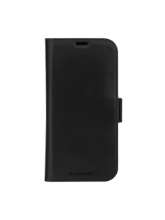 dbramante1928 Copenhagen - Flip cover for mobile phone - full-grain leather - black - for Apple iPhone 13, 14, 15, 16e, 17e
