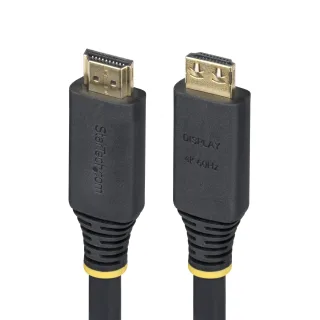 Startech 35ft (10.6m) Active HDMI Cable w/Gripping Connectors - High Speed - HDMI cable with Ethernet - HDMI male to HDMI male - 10.6 m - shielded - black - active, 2K144Hz support, 4K60Hz UHD support, HDR10 support