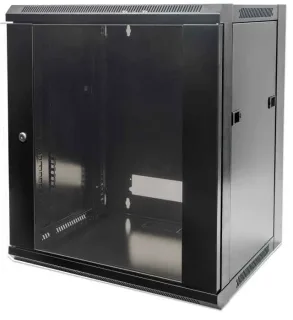 Intellinet 711883 Network Cabinet Wall Mount 12U- (Standard) 600MM Black Flatpack
