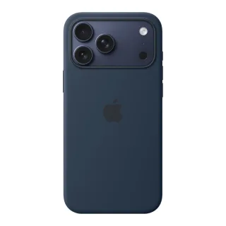 Apple - Protective cover for mobile phone - MagSafe compatibility - silicone - midnight - for iPhone 17 Pro Max