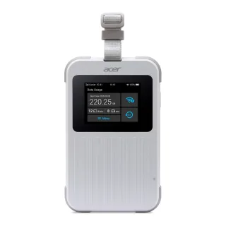 Acer - Mobile hotspot - 5G LTE - 3.27 Gbps - Wi-Fi 5, Wi-Fi 6, NFC - with 1GB Data - for Acer P1258, P1358, P1558, P5550, S1287, S1387, XL2521, Chromebook Tab 311, Nitro V 15