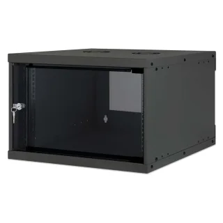 Intellinet 714785 Network Cabinet Wall Mount 6U- (Basic) 560MM Black Flatpack