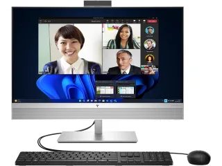 HP EliteOne 870 G9 - All-in-one Core i9 i9-14900 / up to 5.8 GHz - RAM 64 GB - SSD 1 TB - NVMe - UHD Graphics 770 - Gigabit Ethernet, IEEE 802.11ax (Wi-Fi 6), Bluetooth 5.4, IEEE 802.11be (Wi-Fi 7) - Win 11 Pro - monitor: LED 27" 2560 x 1440 (QHD) touchscreen - keyboard: UK - with HP Wolf Pro Security Edition (1 year)
