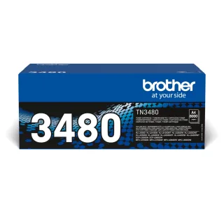 Brother TN3480 - High Yield - black - original - toner cartridge - for Brother HL-L5100, L5200, L6300, L6400, L6450, MFC-L5700, L6800, L6900, L6950, L6970