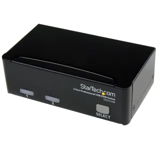 Startech 2 Port Professional USB KVM Switch Kit with Cables - KVM switch - 2 x KVM port(s) - 1 local user - desktop
