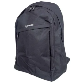 Manhattan 439831 Knappack Backpack 15.6" Black- Black