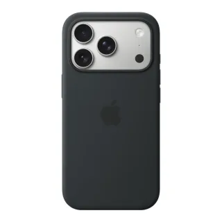 Apple - Protective cover for mobile phone - MagSafe compatibility - silicone - black - for iPhone 17 Pro