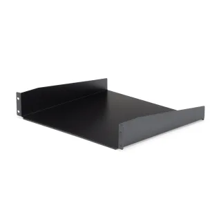 Startech 2U Fixed Server Rack Mount Shelf, 16in Deep Steel Universal Cantilever Tray for 19" AV/Data/Network Equipment Rack with Cage Nuts & Screws, 44lbs Weight Capacity, 60" Deep - 2U Network Rack Shelf (CABSHELF) - Rack shelf - for P/N: RACK-18U-20-WALL-OA, RACK-21U-20-WALL-OA, RACK-24U-20-WALL-OA, RK12OD2, RK3236BKF