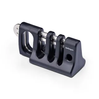 Startech Peripheral Cable Anchor Lock, Keyboard/Mouse Cable Trap - Security cable anchor - desk mountable - black - TAA Compliant