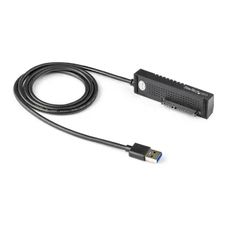 Startech USB to SATA Adapter Cable - 2.5in and 3.5in Drives - USB 3.1 - 10Gbps - External Hard Drive Cable - Hard Drive Adapter Cable (USB312SAT3) - Storage controller - 2.5", 3.5" - SATA 6Gb/s - USB 3.1 (Gen 2) - black
