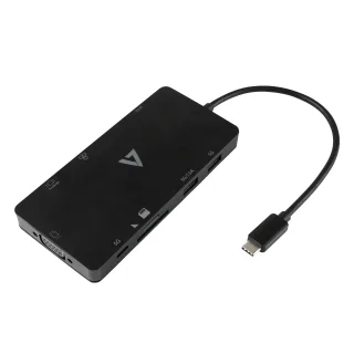 USB-C MINIDOCK 100W PD HDMI VGA GB RJ45 SD MICROSD 2X USB USB-C