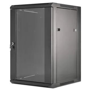 Intellinet 711937 Network Cabinet Wall Mount 15U- (Standard) 450MM Black Flatpack