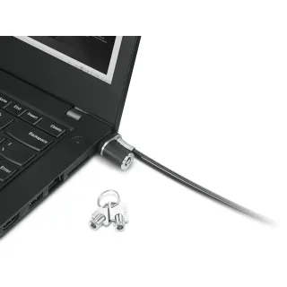 Lenovo NanoSaver Essential - Security cable lock - 1.5 m - for ThinkBook 14s Yoga G2 IAP, ThinkPad L13 Yoga Gen 3, L15 Gen 3, P1 Gen 5, T14s Gen 3
