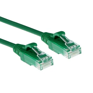 Startech 1m Green Slim CAT6 Ethernet Cable, Snagless, 28AWG, LSZH - Patch cable - RJ-45 (M) to RJ-45 (M) - 1 m - 3.6 mm - UTP - CAT 5/5e/6 - IEEE 802.3bt - halogen-free, snagless - green