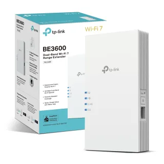 TP-Link RE220BE V1 - Wi-Fi range extender - 1GbE, Wi-Fi 7 - Wi-Fi 6 - Wi-Fi 7 - 2.4 GHz, 5 GHz